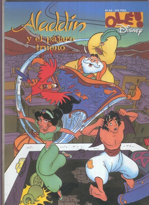 Ole Disney numero 064: Aladdin y el pajaro trueno (portada en relieve)