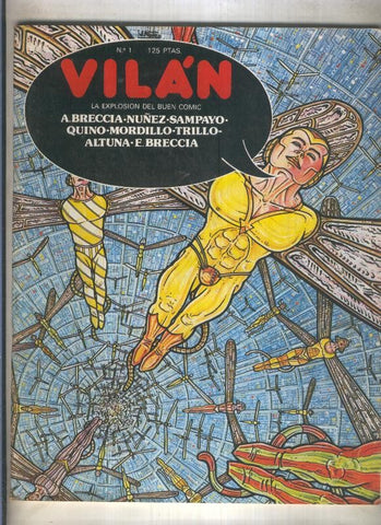 Vilan la explosion del buen comic numero 1 (numerado 3 en trasera(