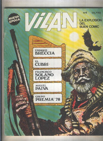 Vilan la explosion del buen comic numero 4 (numerado 1 en trasera(