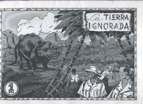 La tierra ignorada (ejemplar muestra de imprenta en blanco/negro)