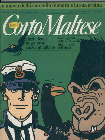 Corto Maltese anno 5 numero 6, junio 1987