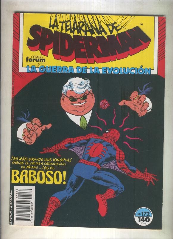 Spiderman volumen 1 numero 172: La guerra de la evolucion 