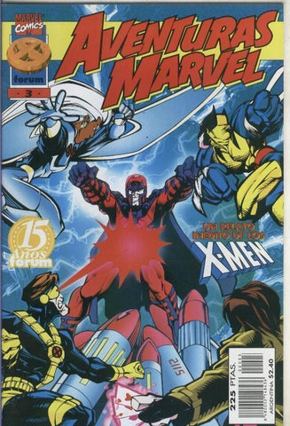 Aventuras Marvel numero 03: X Men (un relato inedito)