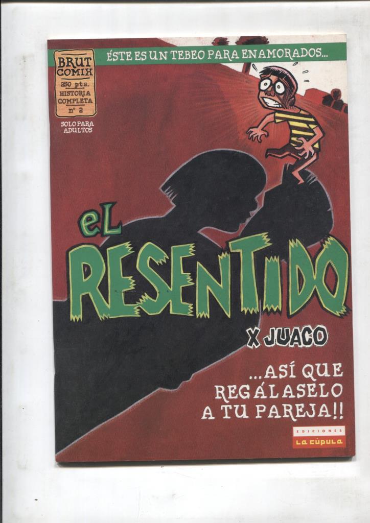 Brut Comix: El resentido numero 2 (numerado 1 en interior cubierta)