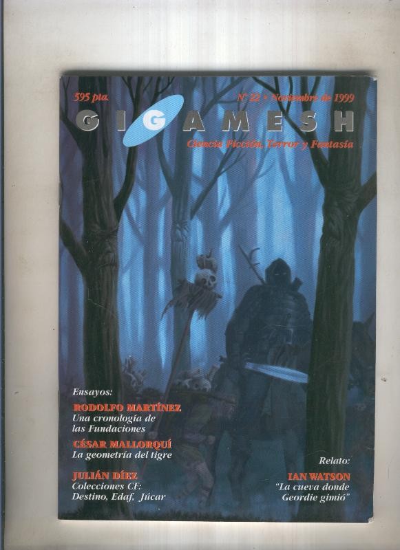 Revista Gigamesh numero 22, noviembre 1999
