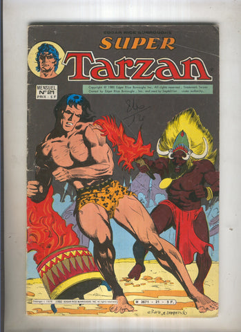 Super Tarzan numero 21: Lespion venu du ciel