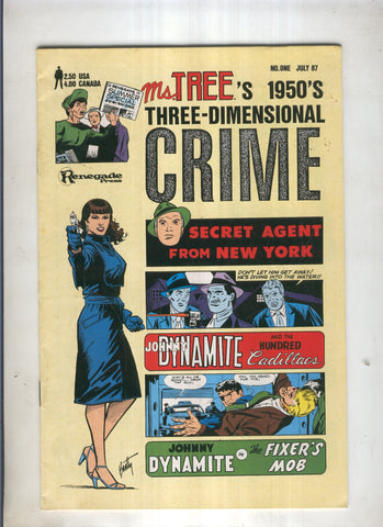 Ms TREE 1950 Three Dimensional Crime: Numero 01 (CON LAS GAFAS 3D)