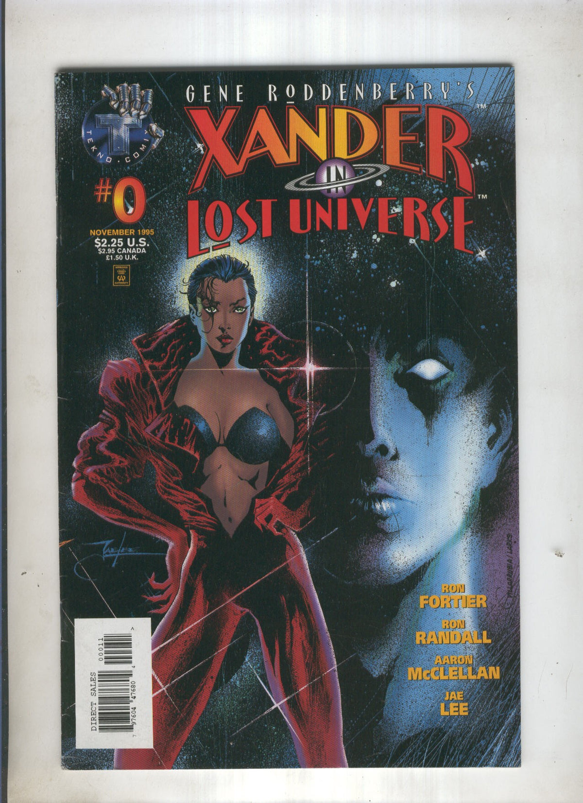 XANDER in LOST UNIVERSE numero 0: Fire from the sky