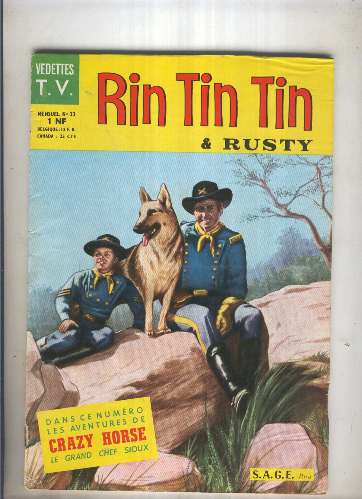 RIN TIN TIN ET RUSTY Numero 033: Le prisionnier