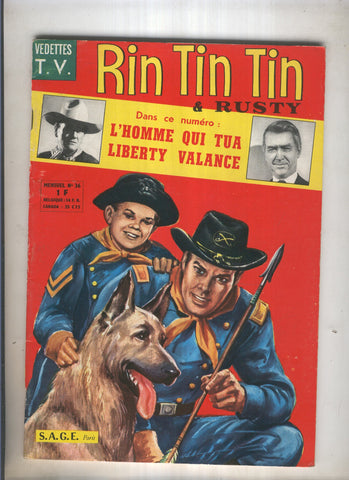 RIN TIN TIN ET RUSTY Numero 036: Le cimetiere Indien