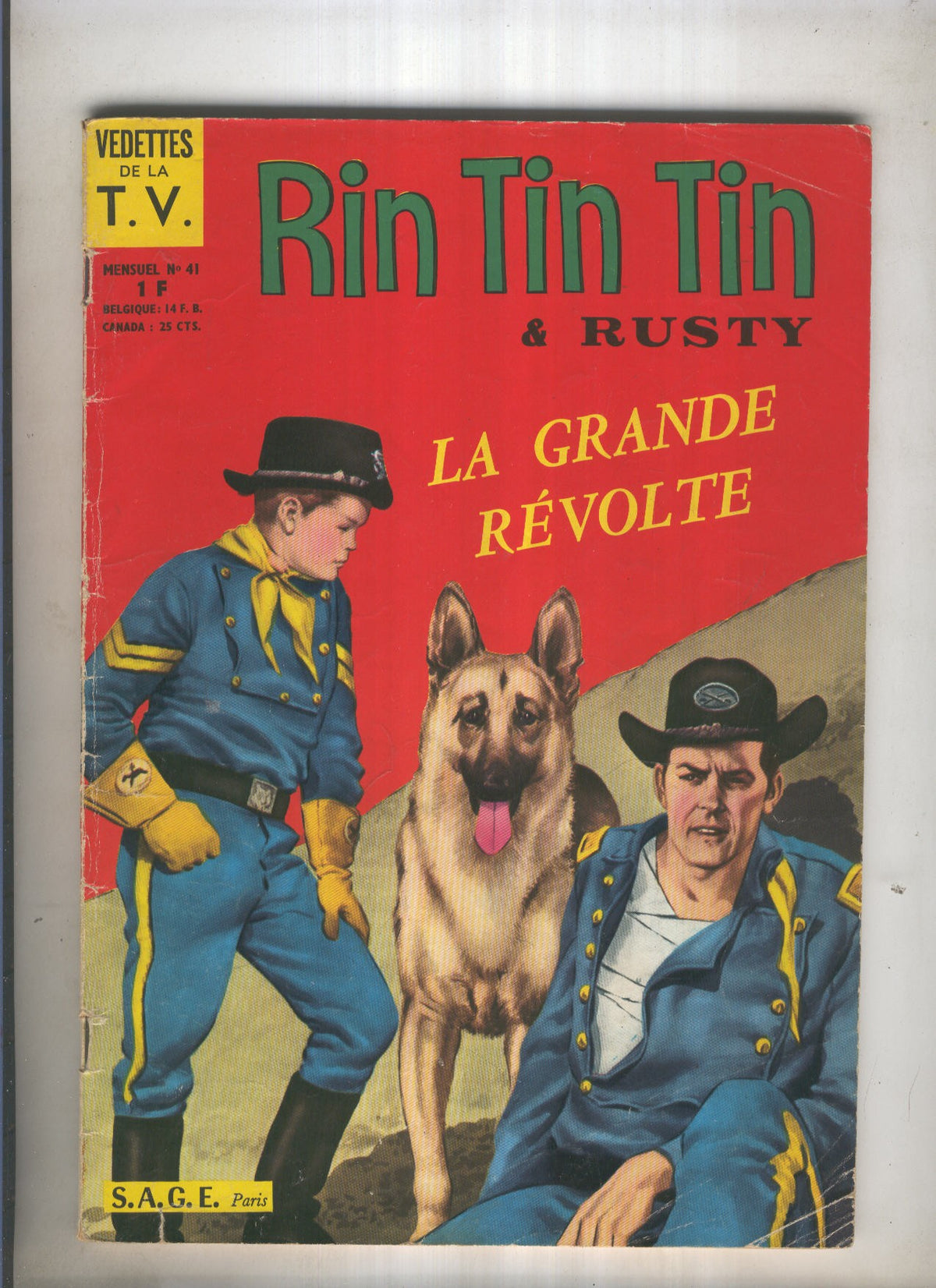 RIN TIN TIN ET RUSTY Numero 041: La grande revolte Suite et fin