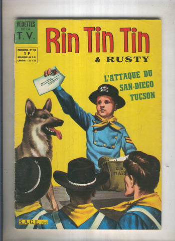RIN TIN TIN ET RUSTY Numero 050: Lattaque du San Diego Tucson