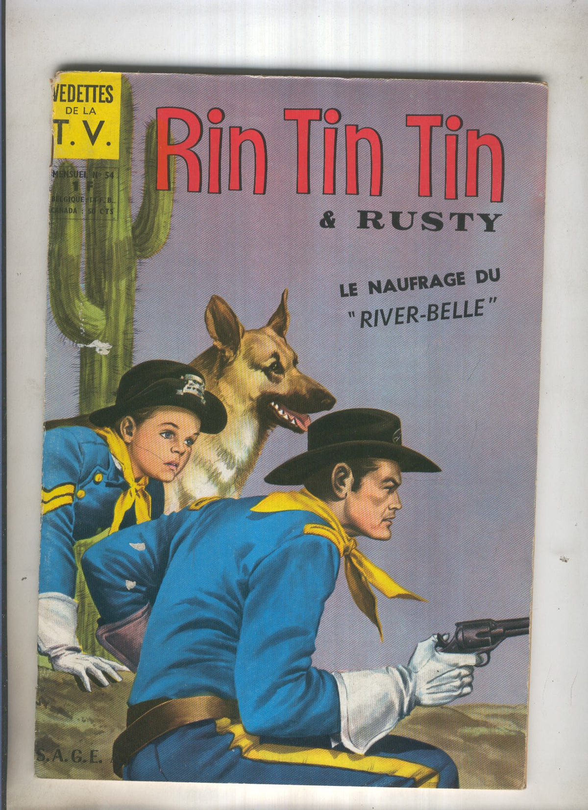 RIN TIN TIN ET RUSTY Numero 054: Le naufrage du River-Belle