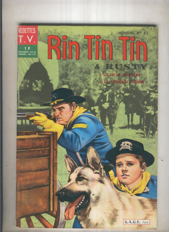 RIN TIN TIN ET RUSTY Numero 063: La loi du Tomahawk