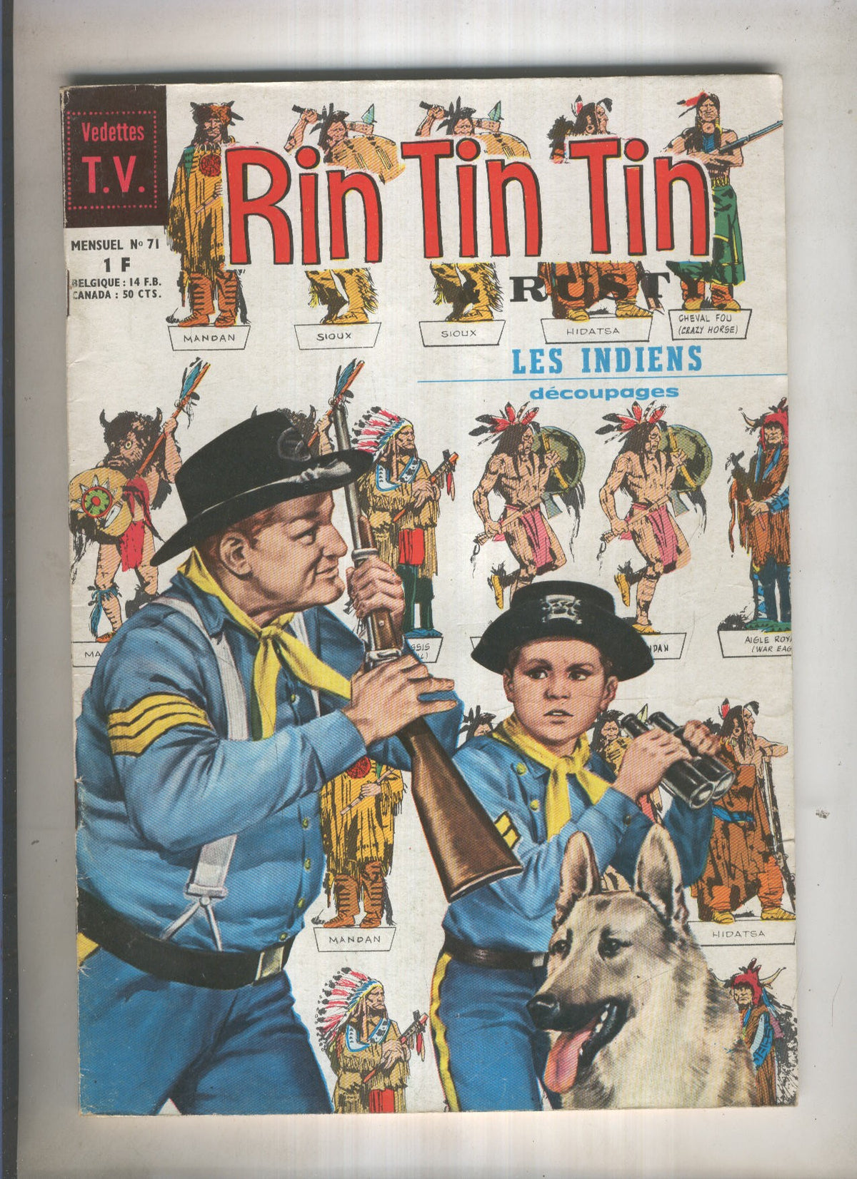 RIN TIN TIN ET RUSTY Numero 071: Le fleche cheyenne