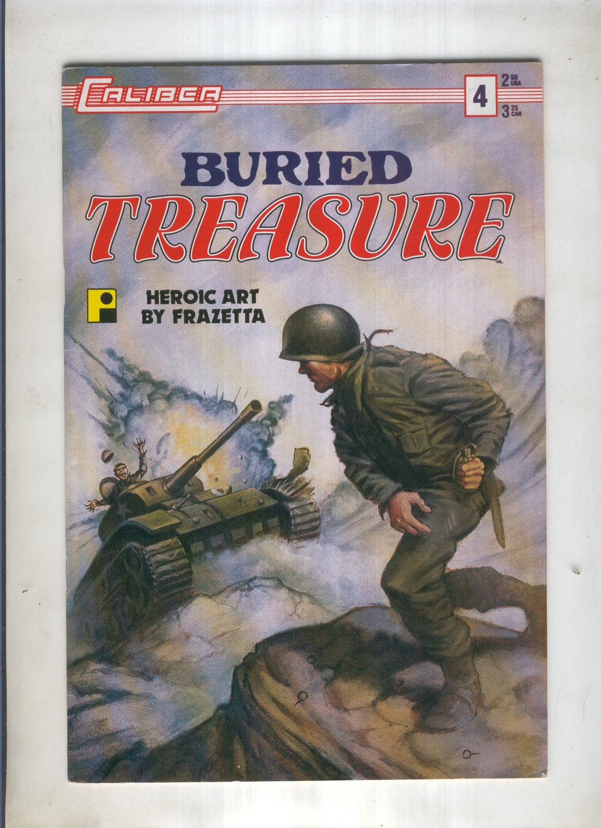 BURIED TREASURE HEROIC ART by FRAZETTA