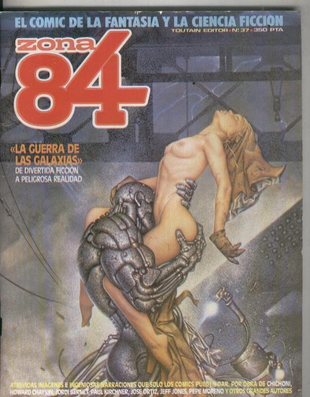 Zona 84 numero 37: reportaje sobre La Guerra de las Galaxias