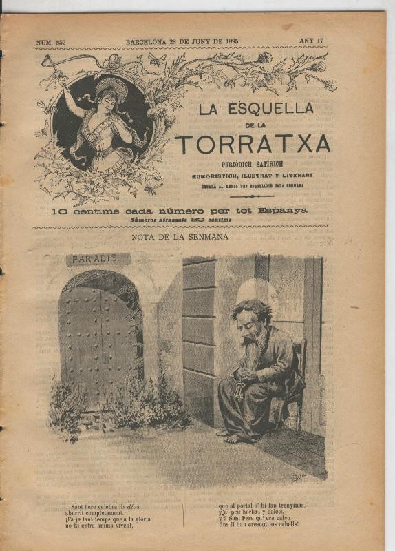 La esquella de la Torratxa numero 0859 del 28.6.1895