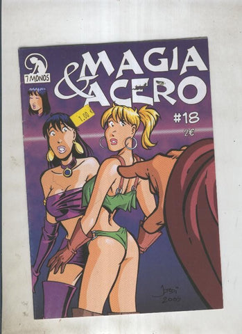Magia y acero numero 18 (etiqueta en cubierta)