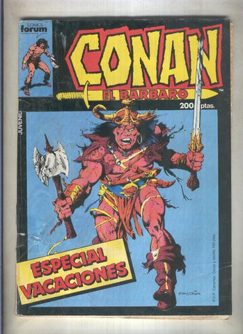 Conan el Barbaro especial vacaciones 1986: La negra noche de la reina blanca