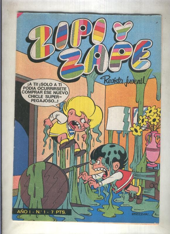 Zipi y Zape revista semanal numero 001 (poster central de Apolino Taruguez)