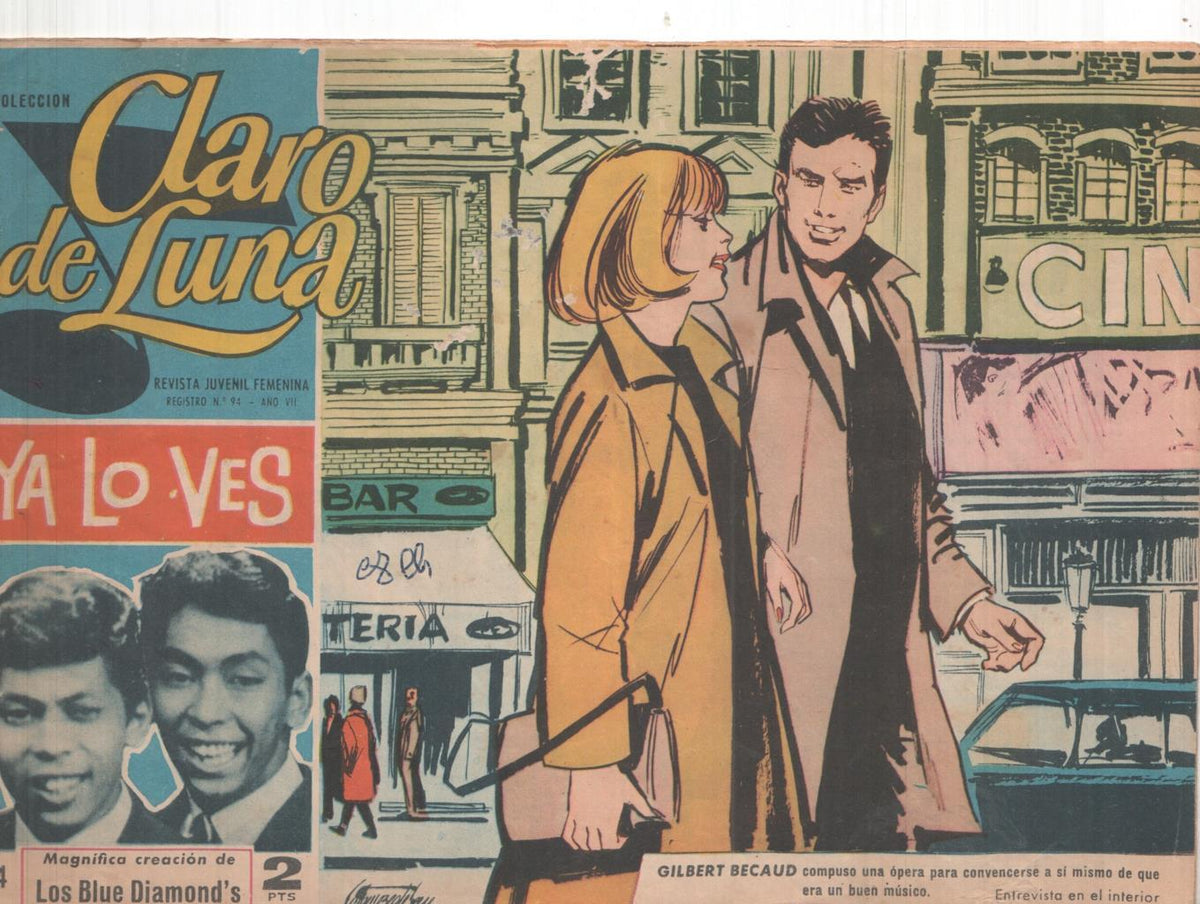 Claro de Luna numero 274: Los Blue Diamonds y letra cancion