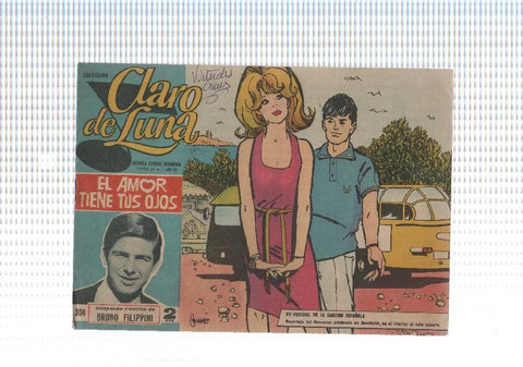 Claro de Luna numero 304: el amor tiene tus ojos (Bruno Filippini)