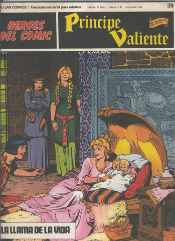 El Principe Valiente Numero 38: La llama de la vida ( numerado 02en trasera)