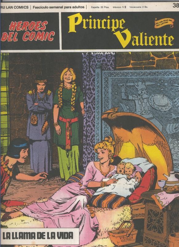 El Principe Valiente Numero 38: La llama de la vida ( numerado 03en trasera)