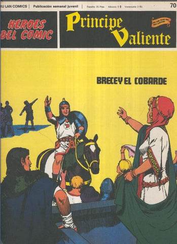 El Principe Valiente Numero 70: Brecey el cobarde