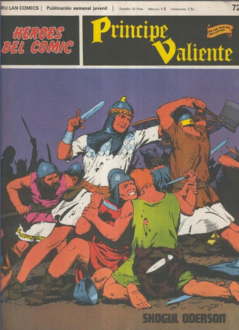 El Principe Valiente Numero 72: Skogul Oderson (numerado 02 en trasera)