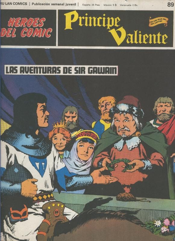 El Principe Valiente Numero 89: Las aventuras de Sir Gawain (numerado 03 en trasera)