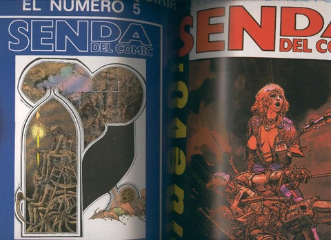 Senda del Comic tomo artesanal con los numeros 1 al 6