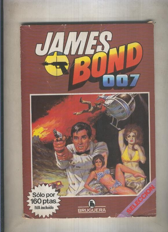 James Bond retapado con los numeros 1 al 3  