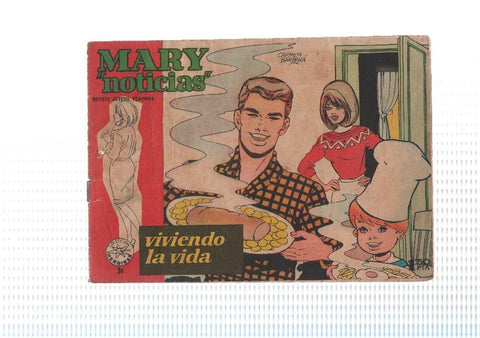 Mary Noticias numero 034: Viviendo la vida, foto artista Leslie Caron
