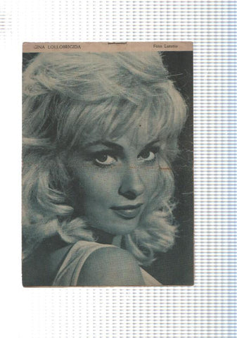 Mary Noticias numero 038: trasera foto artista Gina Lollobrigida