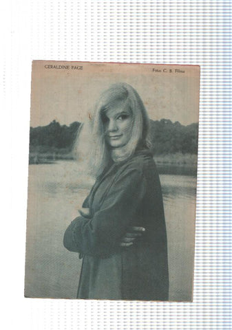 Mary Noticias numero 074: trasera foto artista Geraldine Page