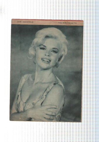 Mary Noticias numero 089: trasera foto artista Jane Mansfield