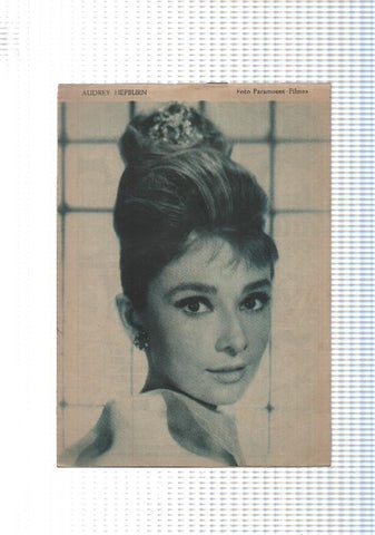 Mary Noticias numero 091: trasera foto artista Audrey Hepburn