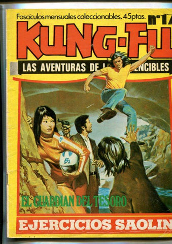 Kung Fu numero 17: (numerado 1 en trasera), articulo 4 paginas Lucha Oriental: Ejercicios Saolin