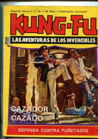 Kung Fu numero 30: (numerada 1 en trasera), articulo 4 paginas lucha oriental: Defensa contra puñetazos
