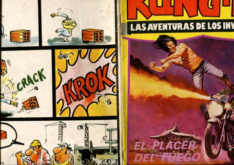 Kung Fu numero 34: (numerado 2 en trasera), no conserva el articulo sobre la lucha orienta