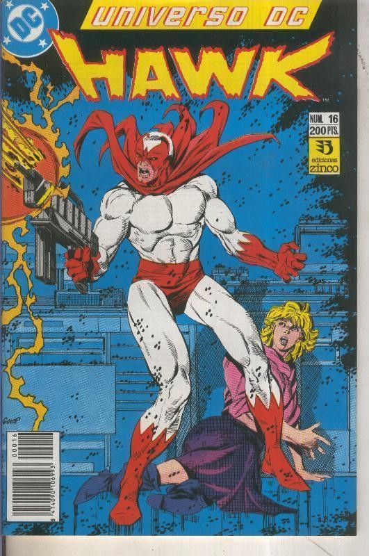 Universo DC numero 16: Hawk (numerado 2 en interior cubierta)