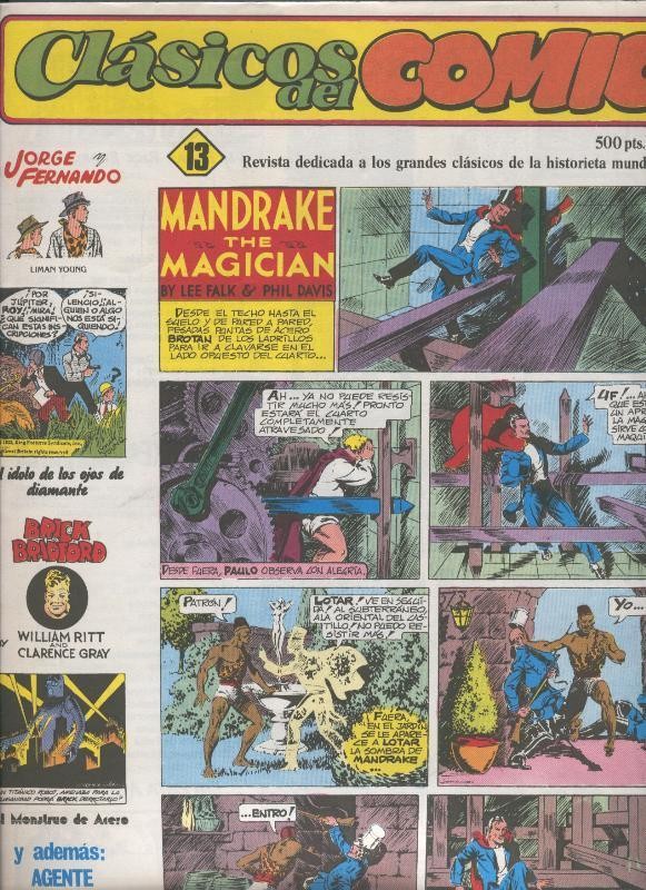 Clasicos del Comic numero 13, ultimo numero publicado