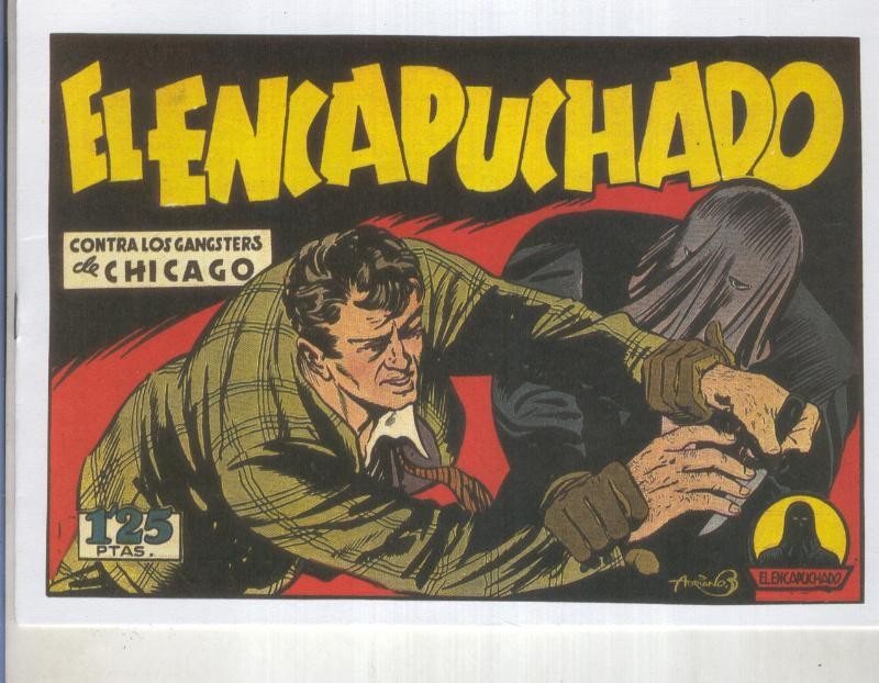 El Encapuchado, facsimil numero 12: Contra los gangsters de Chicago