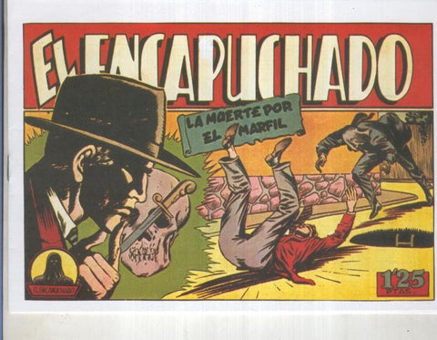 El Encapuchado, facsimil numero 14: La muerte por el marfil