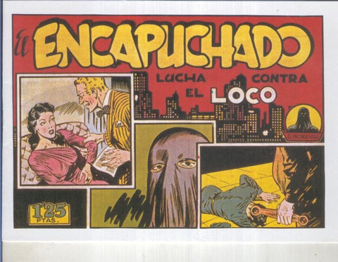 El Encapuchado, facsimil numero 23: Lucha contra el loco