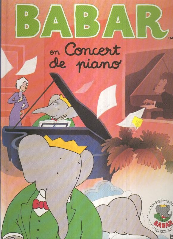 Babar.En concert de piano