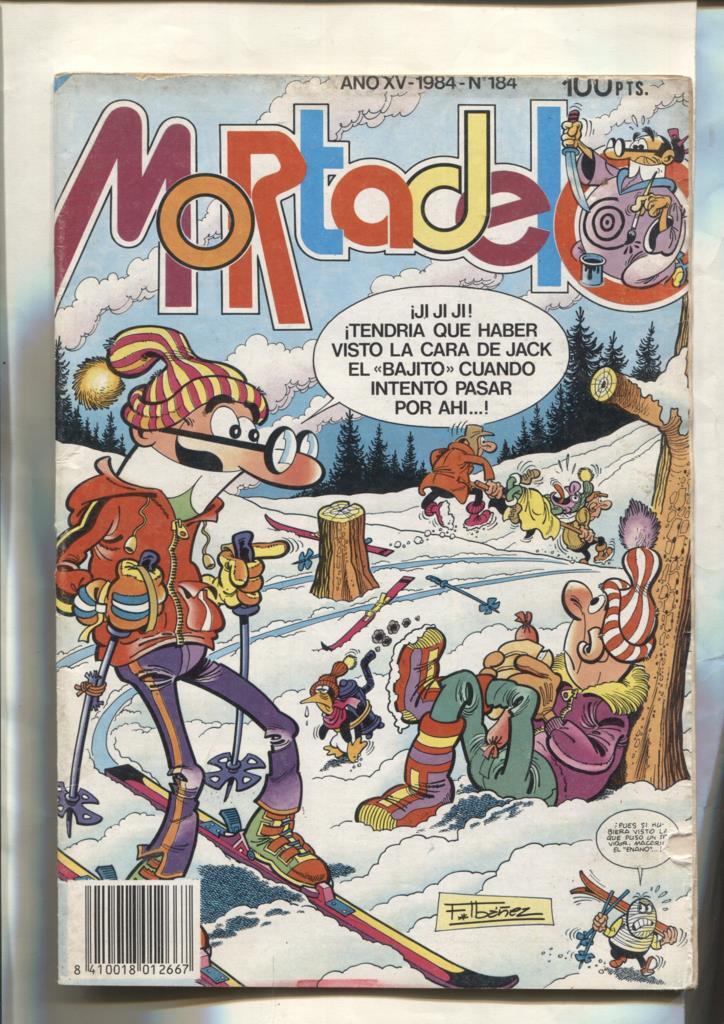 Super Mortadelo numero 184: pagina central informacion Gran concurso lego