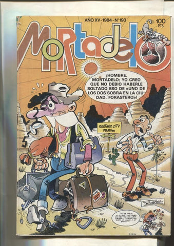 Super Mortadelo numero 193: Camelio Majareto,